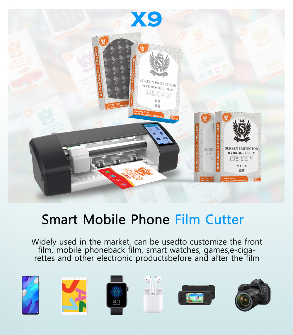 L 2024 X9 TPU Material Cut Mac - Screen Protector Cutter avaliação e preço