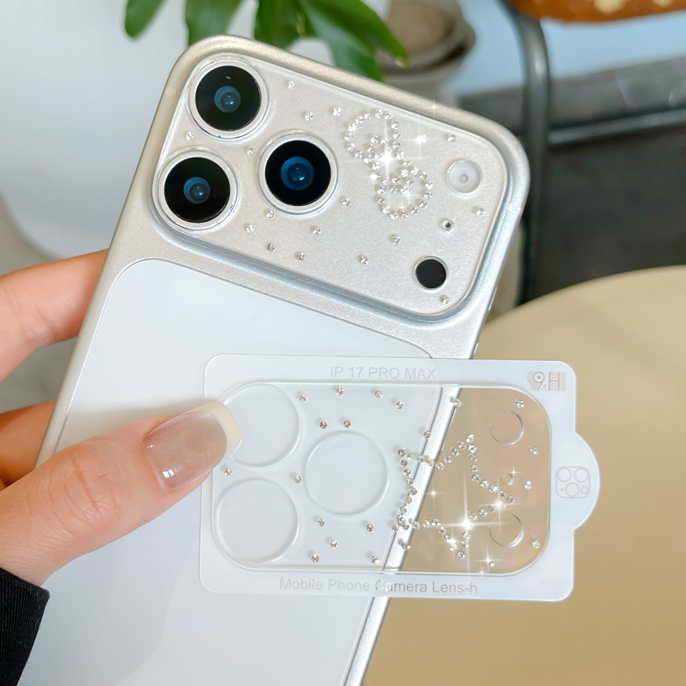 Luxuruy Diamond 3D Heart Glass - Camera Lens Protector avaliação e preço