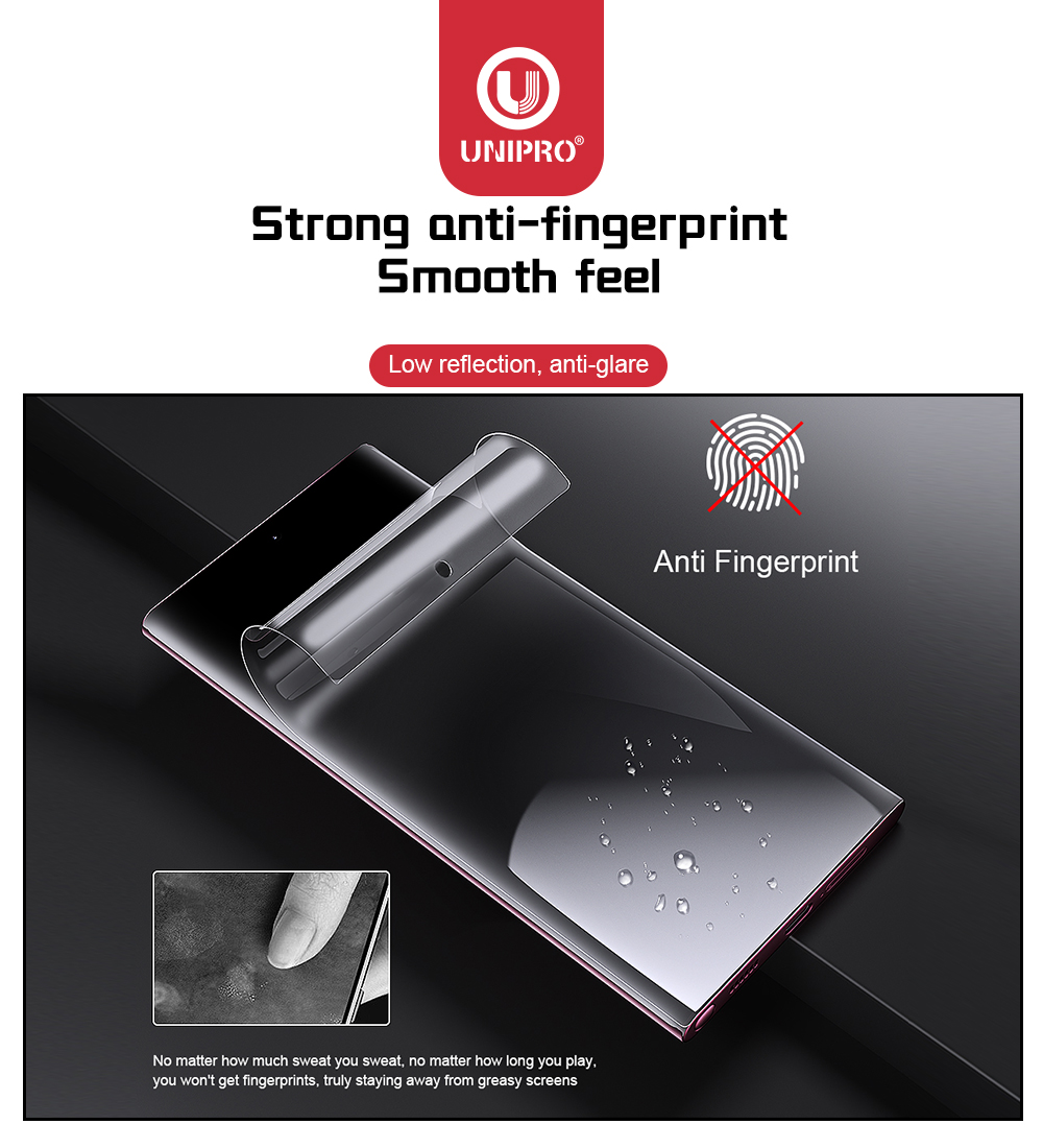 UNIPRO 50Pcs Full Coverage Ant - Flexible Tpu Film avaliação e preço