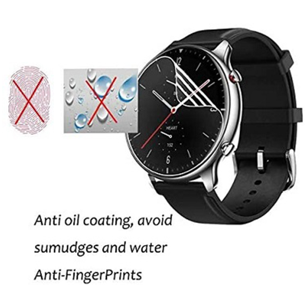 3/6pcs Ultra-thin Transparent  - Smartwatch Screen Film avaliação e preço
