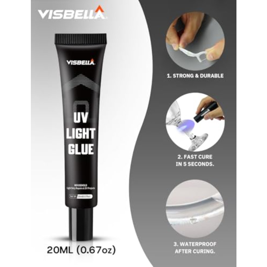 UV Light Glue Resin Kit with L - Liquid Uv Glue Kit avaliação e preço