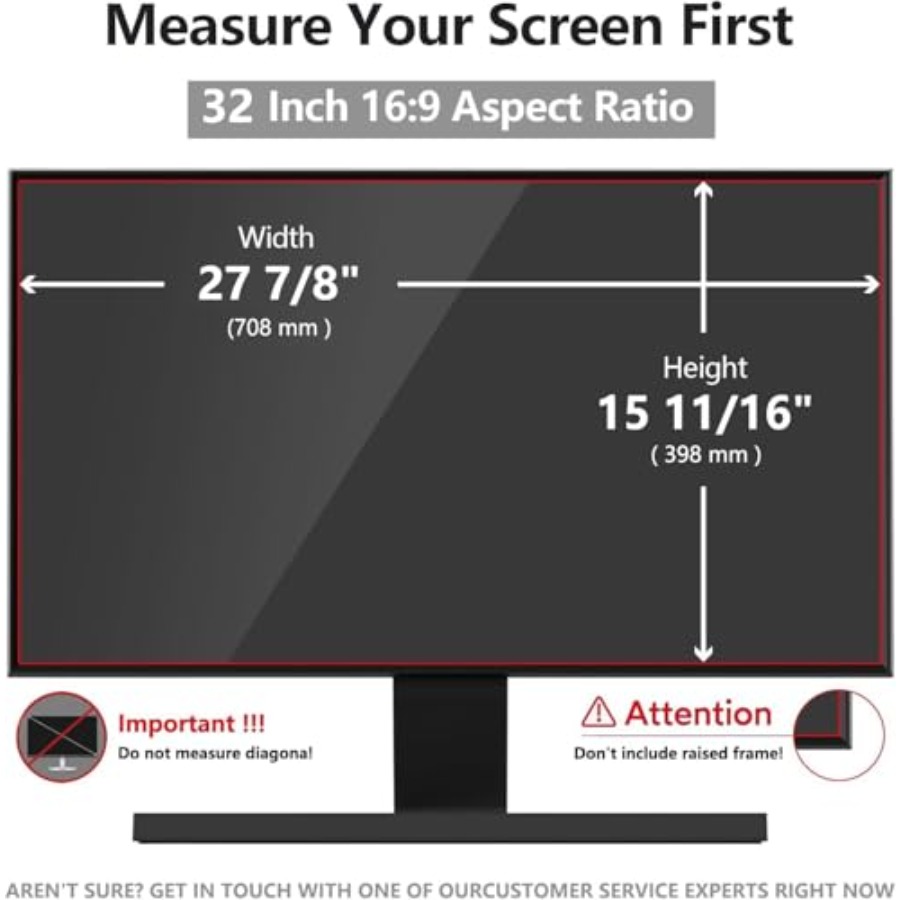 32 Inch Computer Privacy Scree - Privacy Filter 2Pack avaliação e preço