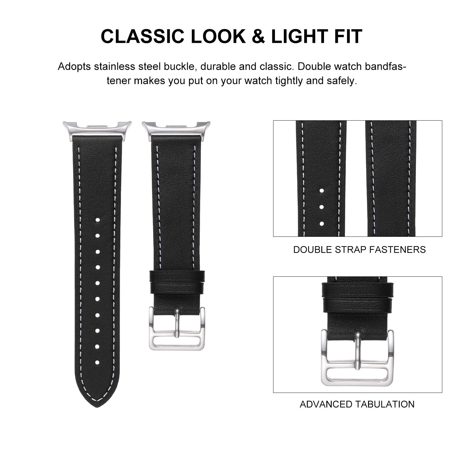 2025 New Genuine Leather Watch - Anti Blue Light Film avaliação e preço