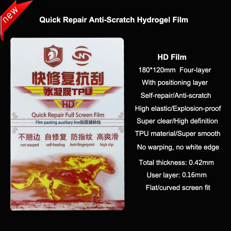 FONLYU 50PCS HD Matte TPU Flex - Flexible Tpu Film avaliação e preço