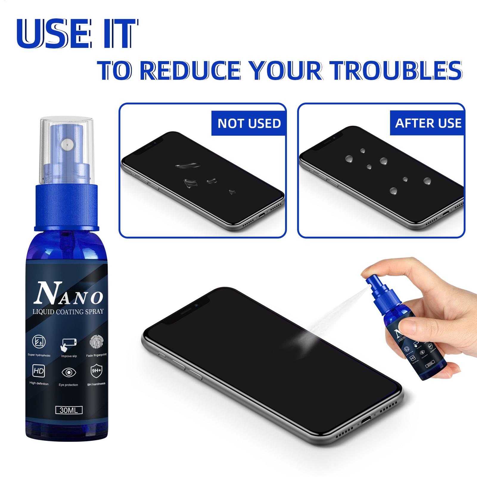 Liquid Screen Protector Spray  - Oleophobic Coating Spray avaliação e preço