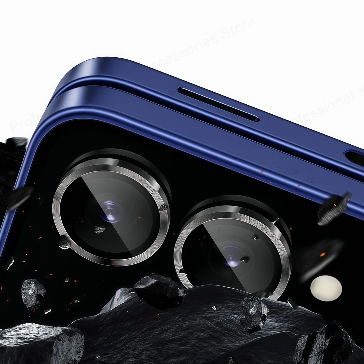 New Camera Metal Ring Protecto - Tempered Glass Screen 9H avaliação e preço