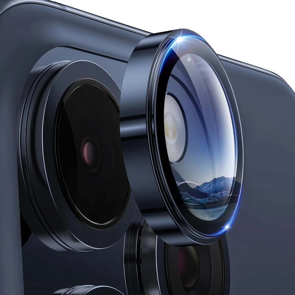 3Pcs Metal Camera Lens Protect - Tempered Glass Screen 9H avaliação e preço